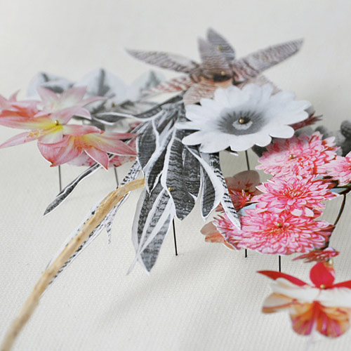 Flower Constructions by artist Anne Ten Donkelaar