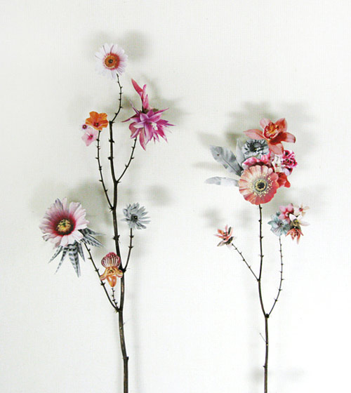 Flower Constructions by artist Anne Ten Donkelaar