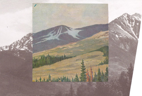 Collages by artist Brion Nuda Rosch