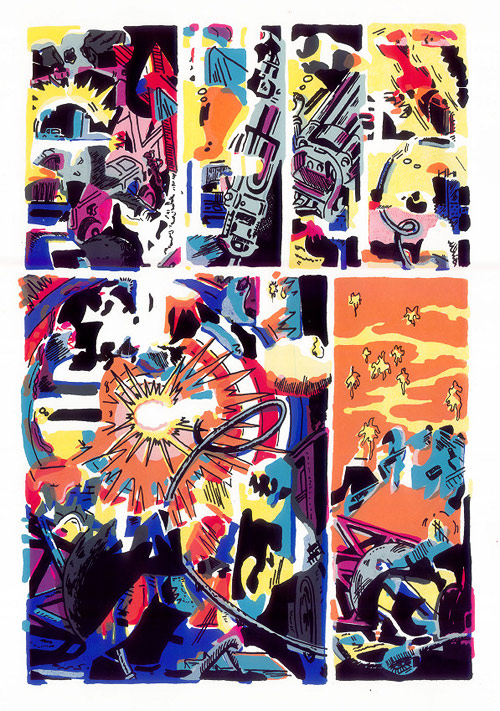 Artist screenprints John David Deardourff