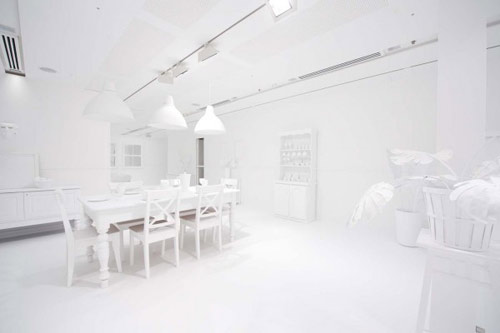 The Obliteration Room by artist Yayoi Kusama