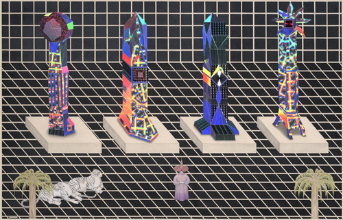 Drawings by artist David Jien