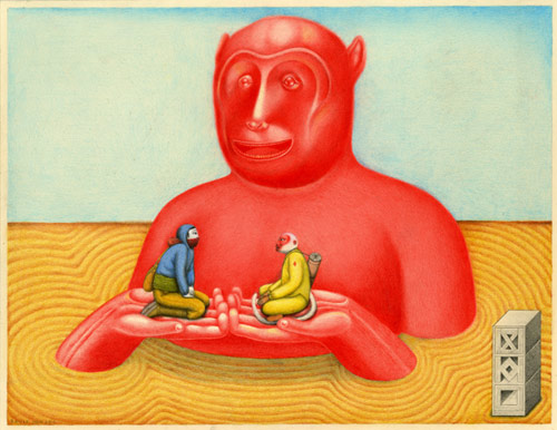 Drawings by artist David Jien