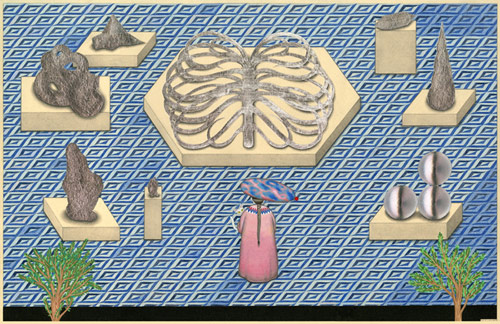 Drawings by artist David Jien