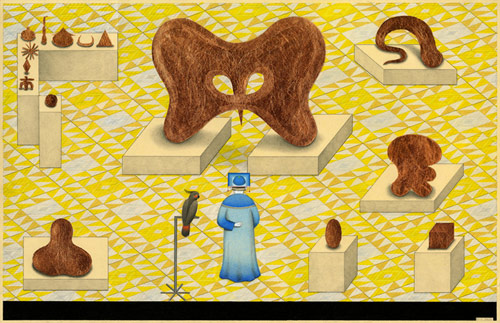 Drawings by artist David Jien