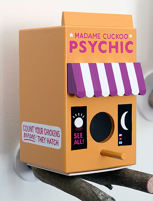 Birdhouses by artist Jeff Canham