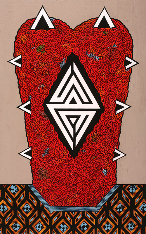 Drawings by artist Matt Leines