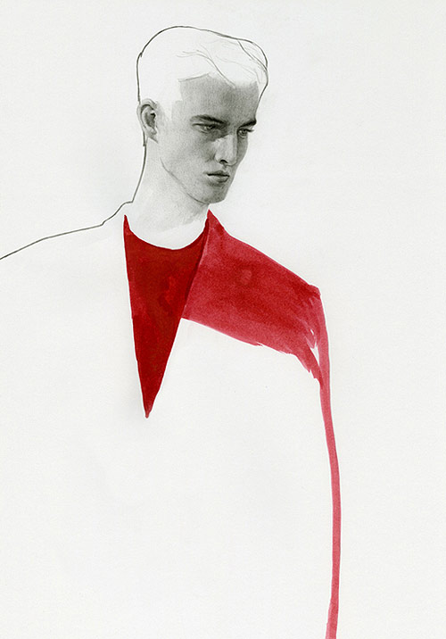 Fashion illustrator Richard Kilroy