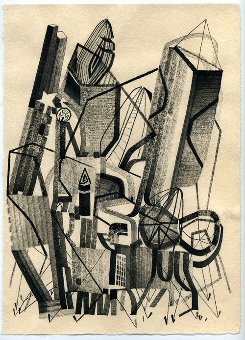 Drawings by artist Robert Hardgrave