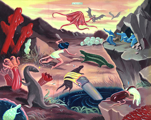 Artist illustrator Ryan Heshka