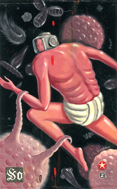 Artist illustrator Ryan Heshka