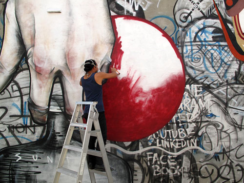 RekaOne TwoOne Ghostpatrol Idle Hands Mural