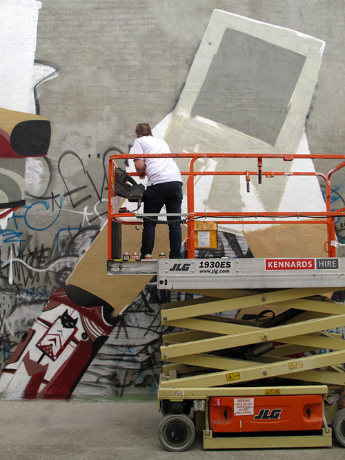 RekaOne TwoOne Ghostpatrol Idle Hands Mural