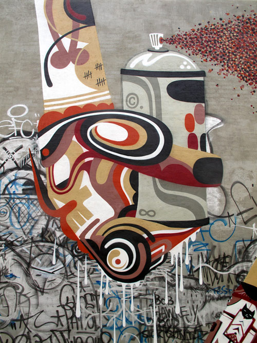 RekaOne TwoOne Ghostpatrol Idle Hands Mural