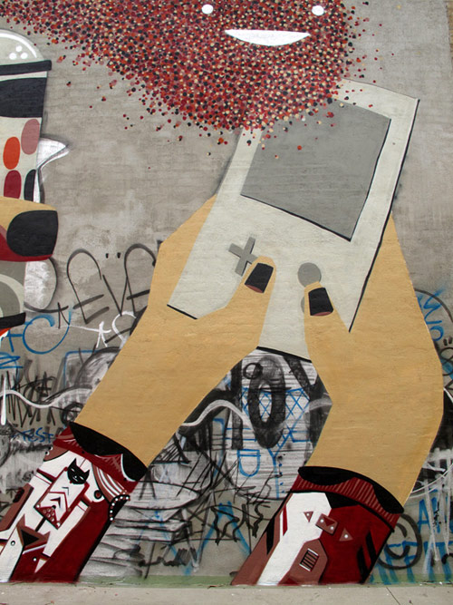 RekaOne TwoOne Ghostpatrol Idle Hands Mural