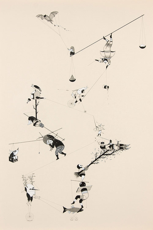 Artist Jerome Meynen drawings