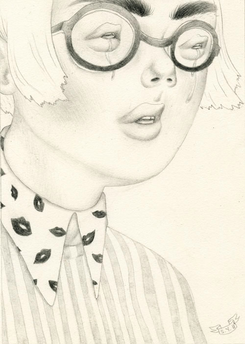 Drawings by artist Sashiko Yuen