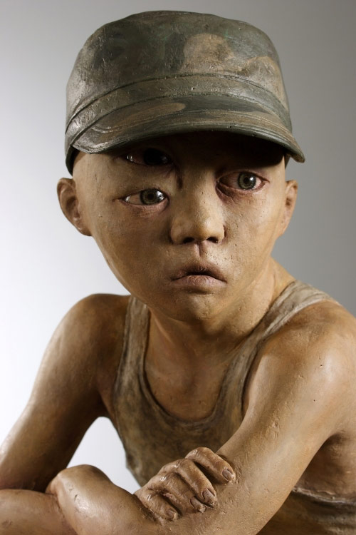 Sculptures by artist Seungchun Lim