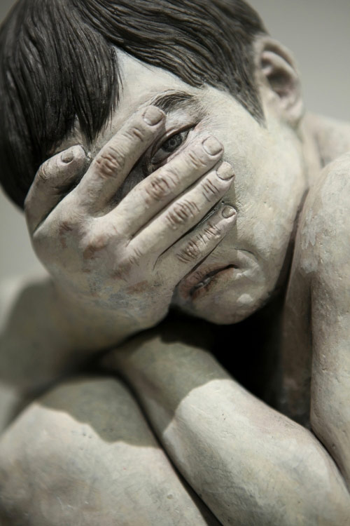 Sculptures by artist Seungchun Lim