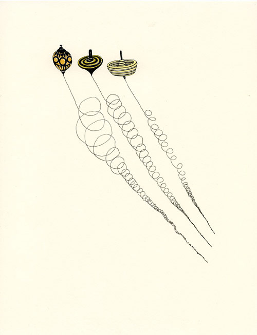 Drawings by artist Lauren Nassef