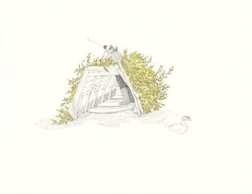 Drawings by artist Lauren Nassef