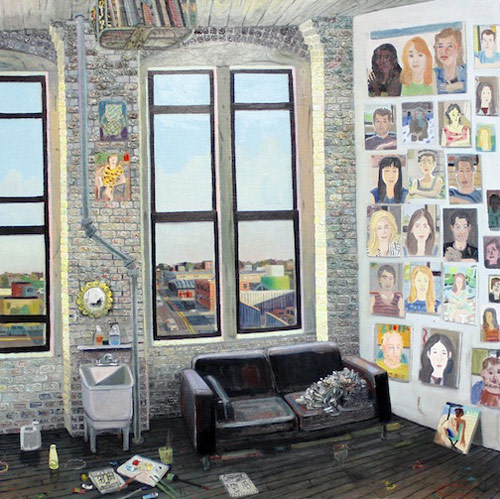 Artist painter Daniel Heidkamp