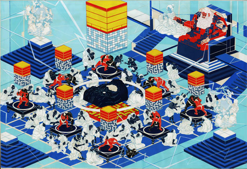 Paintings by artist Jon Fox