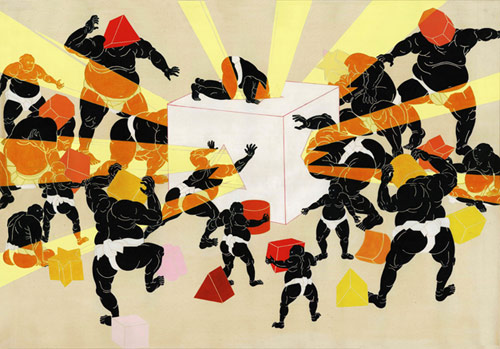 Paintings by artist Jon Fox