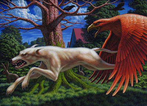 Artist painter Leonard Koscianski paintings