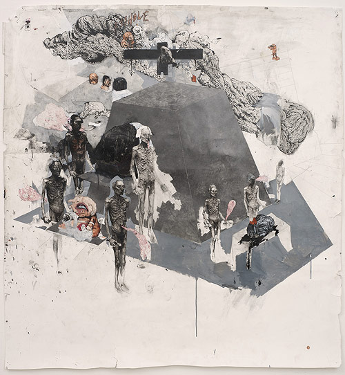 Drawings by artist Nathan Menglesis