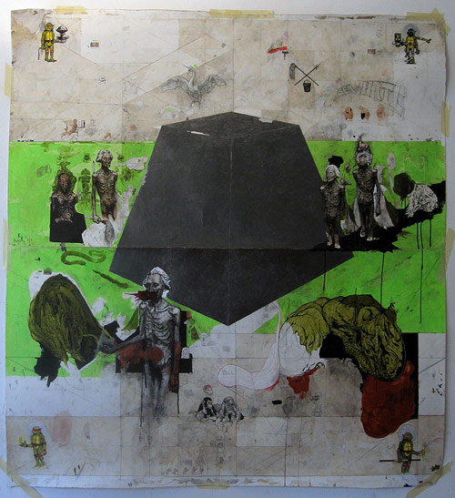 Drawings by artist Nathan Menglesis