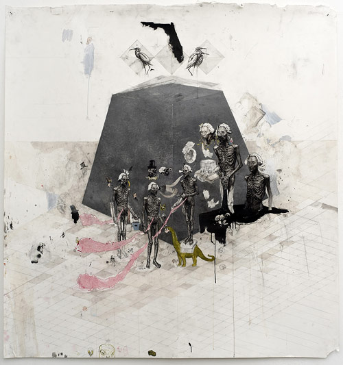 Drawings by artist Nathan Menglesis