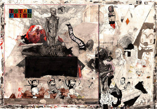 Drawings by artist Nathan Menglesis