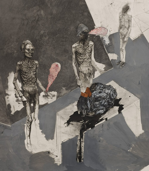 Drawings by artist Nathan Menglesis