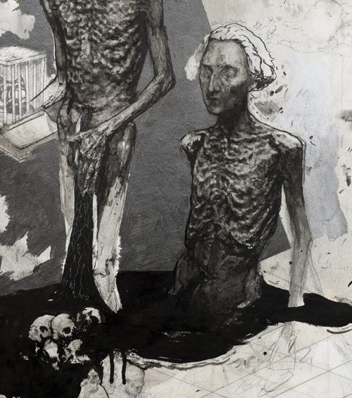 Drawings by artist Nathan Menglesis