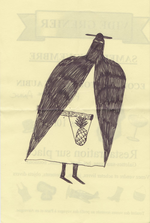 Drawings by artist Quentin Chambry