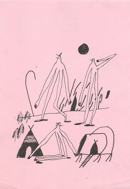 Drawings by artist Quentin Chambry