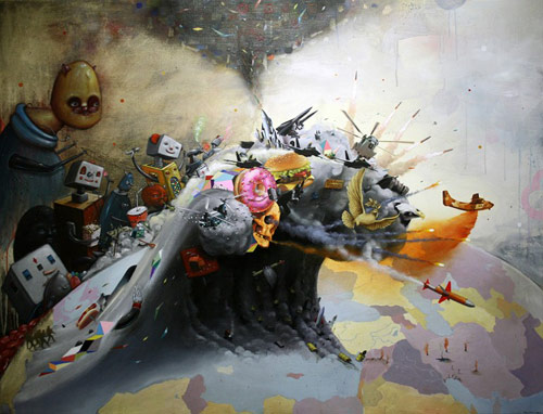 Artist painter Collin van der Sluijs