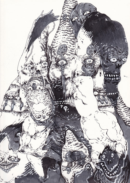 Drawings by artist Jared Africa