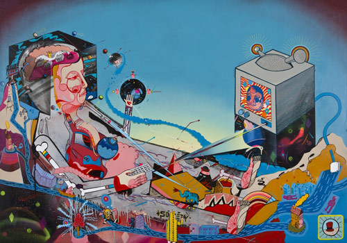 Artist painter Sickboy