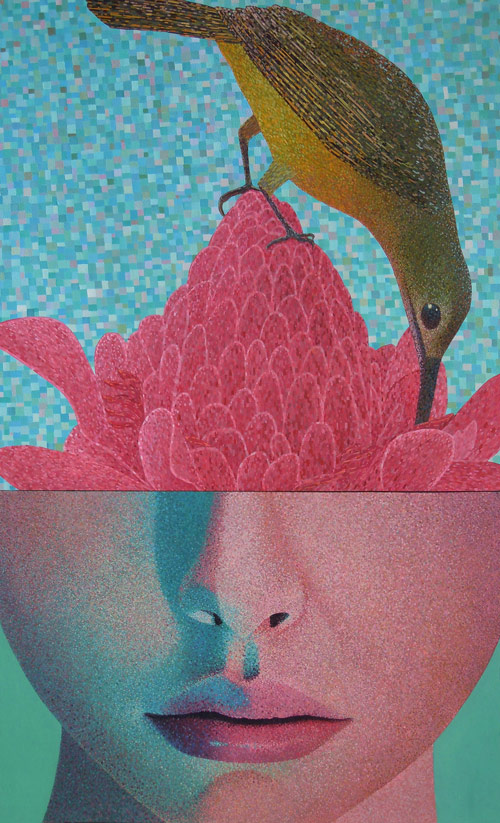 Conscience of Quills new paintings by artist painter Kevin Chupik