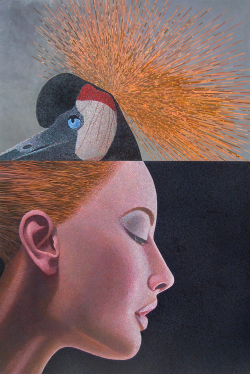 Conscience of Quills new paintings by artist painter Kevin Chupik