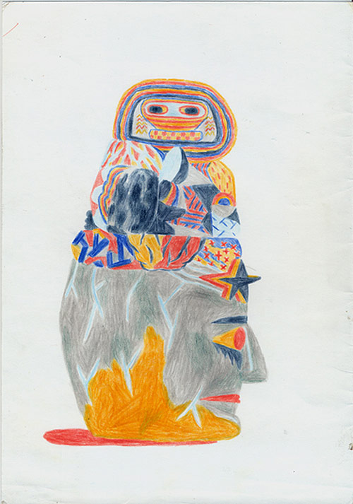 Drawings by artist Tamas Al