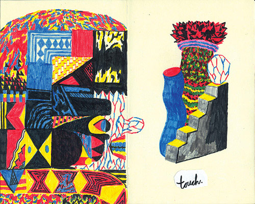 Drawings by artist Tamas Al