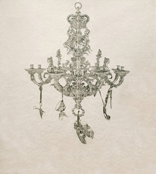 Drawings by artist Amanda Nedham