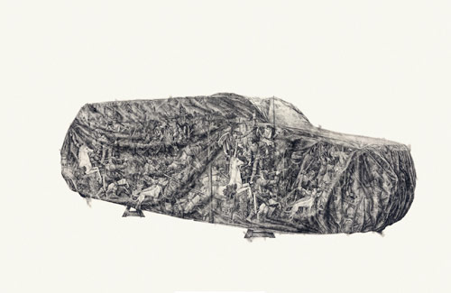 Drawings by artist Amanda Nedham