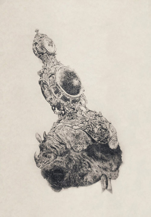 Drawings by artist Amanda Nedham