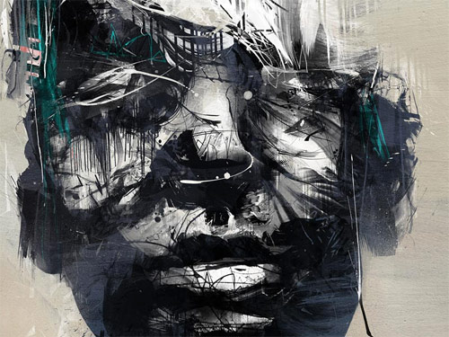 Artist Russ Mills Byroglyphics