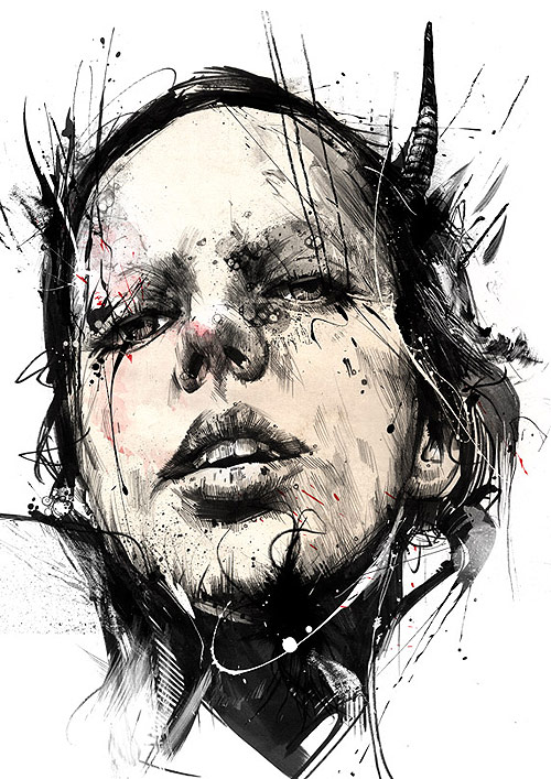 Artist Russ Mills Byroglyphics