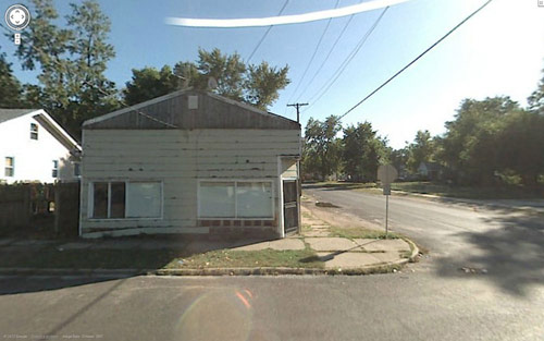 Google Street view match books by artist Krista Charles